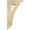 Ekena Millwork Thorton Traditional Rough Sawn Bracket w/ Offset Brace, Douglas Fir, 6"W x 14"D x 26"H BKT0604X14X26THR01RDF - alternate 2